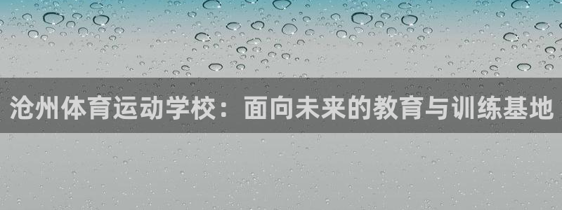 yy易游官方正版app娱乐40996:沧州体育运动学校:面向